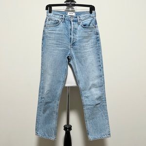 Riley High Rise Straight Crop in Renewal